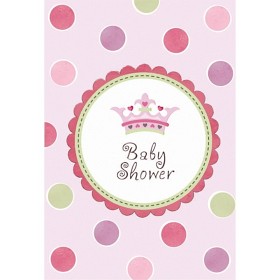 Bilde av Little Princess - Inbjudningskort - 8 st
