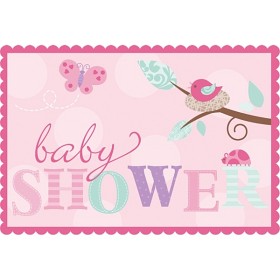 Bilde av Tweet Baby Girl - Inbjudningskort - 8 st