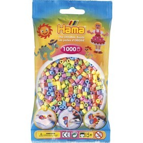 Bilde av Hama Midi perler 1000 stk (flerfarget)