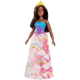 Bilde av Barbie Dreamtopia Princess Rainbow Cloud Dress