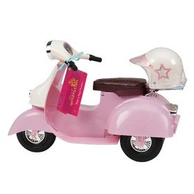 Bilde av Our Generation Moped ljusrosa