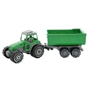 Bilde av Plasto - Traktor med släp (Grön)