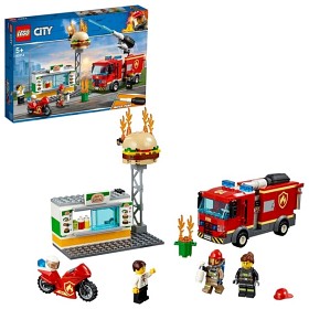 Bilde av LEGO City Fire 60214 Brannslokking på burgerbar