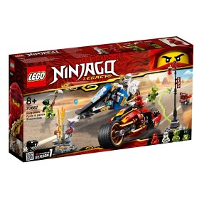 Bilde av LEGO Ninjago 70667 - Kais vassa motorcykel & Zanes snöskoter