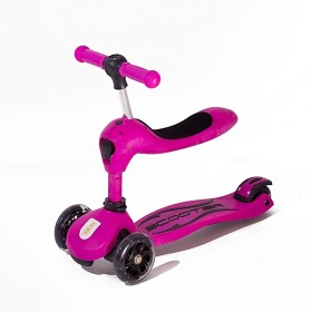 Bilde av Twix scooter med sits - Rosa