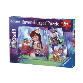 Bilde av Ravensburger - Pussel - Enchantimals world! 3x49-bitar