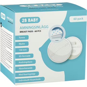 Bilde av 2B Baby Ammeinnlegg 3D 60-pakning