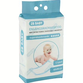 Bilde av 2B Baby Madrassbeskyttelse 60x90 cm 12-pakning