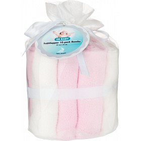 Bilde av 2B Baby Tvättlappar Bambu 10-pack (Rosa)