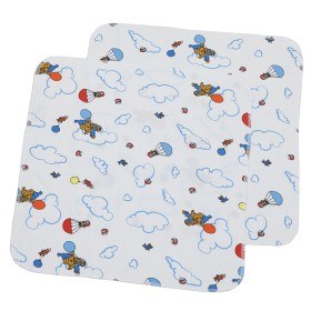 Bilde av Rätt Start Flanellfilt 2-pack (Bamse Vit)