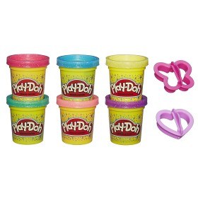 Bilde av Play-Doh - Glitterleire 6 pakning