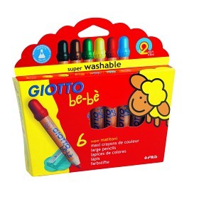 Bilde av Giotto be-bè Färgpennor 6-pack