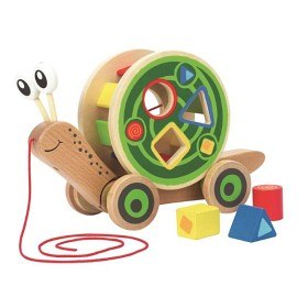Bilde av Hape Snails murboks og trekkleketøy