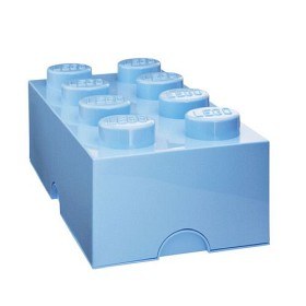 Bilde av LEGO Oppbevaringsboks 8 (Lyseblå)