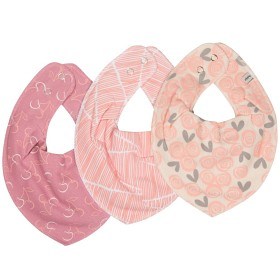 Bilde av Pippi Cowboy drybib 3-pack (Peach pearl)