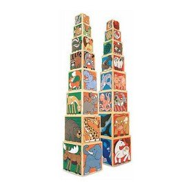 Bilde av Melissa & Doug - Wooden Animal Nesting Blocks