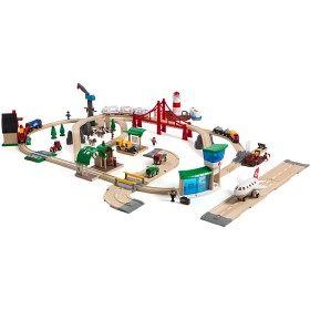 Bilde av BRIO - Rail & Road 33766 World Deluxe Järnvägsset