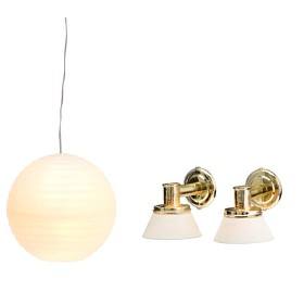 Bilde av Lundby Rislampa och 2 vägglampor