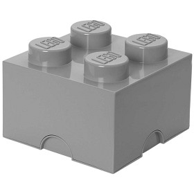 Bilde av LEGO Oppbevaringsboks 4 (Grå)