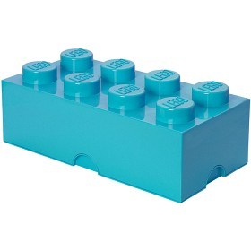 Bilde av LEGO Oppbevaringsboks 8 (Turkis)
