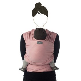 Bilde av Babylonia Tricot-Slen Bärsjal (Ljusrosa)