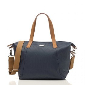 Bilde av Storksak Skötväska - Noa (Navy Cotton Canvas)