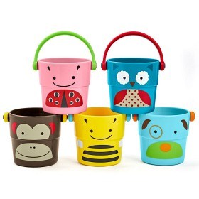 Bilde av Skip Hop Zoo Badeleke Bøtter 5-pack
