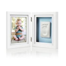 Bilde av Pearhead Babyprints Ramme Dubbel Ledad (Hvit)