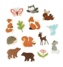 Bilde av A Little Lovely Company Badeleker Forest Friends