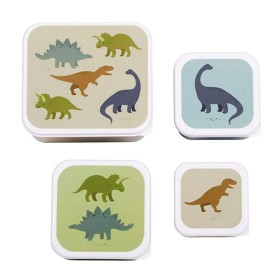 Bilde av A Little Lovely Company Matboks 4-p Dino