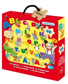 Bilde av Kärnan ABC Puslespill i tre 40 biter