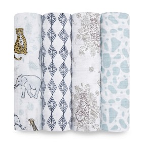 Bilde av Aden Anais Swaddles Jungle 4-pakning