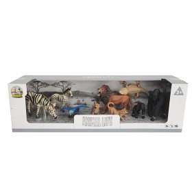 Bilde av Animal Life Ville dyr 9 stk inkl. løve