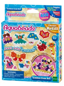 Bilde av Aquabeads Refill gyllene ädelstenar