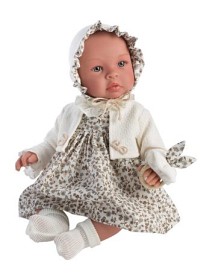 Bilde av Asi - Leonora Babydocka med vit kofta 46 cm