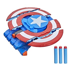 Bilde av NERF Avengers Mech Strike Cap Strikeshot Sköld