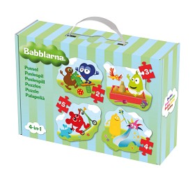 Bilde av Babblarna - Pussel 4-i-1