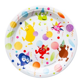 Bilde av Babblarna Papptallerkener 23 cm 8-pack