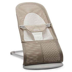 Bilde av BabyBjörn Vippestol Balance Soft Mesh (Gråbeige/Hvit)