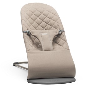 Bilde av BabyBjörn Vippestol Bliss Classic Quilt Woven (Sandgrå)