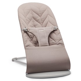 Bilde av BabyBjörn Vippestol Bliss Petal Quilt Woven (Sandgrå)