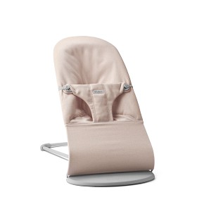 Bilde av BabyBjörn Vippestol Bliss Woven (Light Pink Melange)