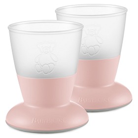 Bilde av BabyBjörn Drikkeglass 2-pakking (Lys rosa)