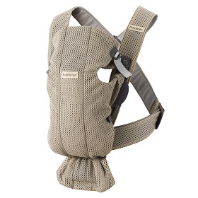 Bilde av BabyBjörn Bæresele Mini 3D Mesh (Gråbeige)