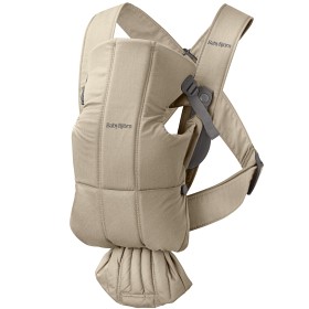 Bilde av BabyBjörn Bæresele Mini Woven (Beige)
