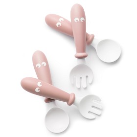 Bilde av BabyBjörn Bestikksett 2-pakking (Lys rosa)
