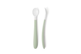 Bilde av BabyBjörn Skjeer 2-pack (Powder Green)