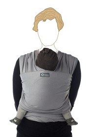 Bilde av Babylonia Tricot-Slen Bärsjal (Ljusgrå)