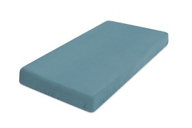 Bilde av Babymatex MUSLIN fitted sheet, 70x140 cm Petrol