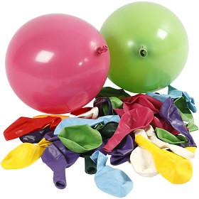 Bilde av Ballonger Runda 100-pack (Mix)